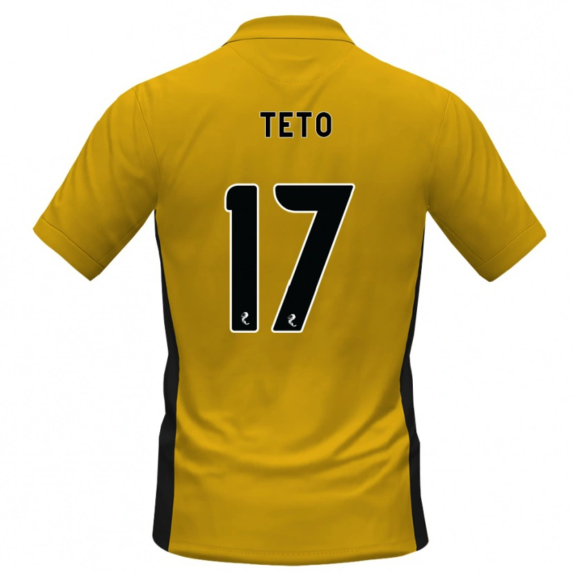 Danxen Kinder Aphelele Teto #17 Orange Schwarz Heimtrikot Trikot 2026/27 T-Shirt Österreich