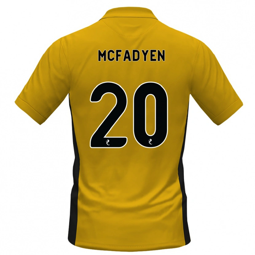 Danxen Kinder Emma Mcfadyen #20 Orange Schwarz Heimtrikot Trikot 2026/27 T-Shirt Österreich