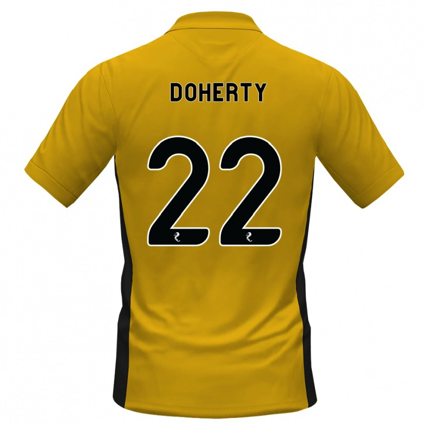 Danxen Kinder Jordan Doherty #22 Orange Schwarz Heimtrikot Trikot 2026/27 T-Shirt Österreich