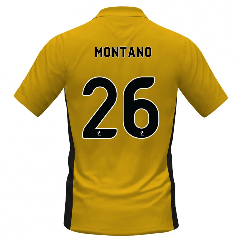 Danxen Kinder Cristian Montano #26 Orange Schwarz Heimtrikot Trikot 2026/27 T-Shirt Österreich