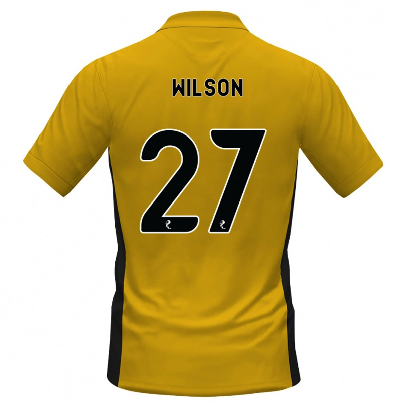Danxen Kinder Danny Wilson #27 Orange Schwarz Heimtrikot Trikot 2026/27 T-Shirt Österreich