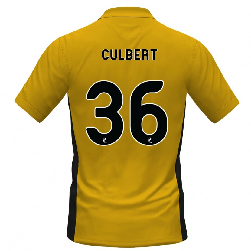 Danxen Kinder Sam Culbert #36 Orange Schwarz Heimtrikot Trikot 2026/27 T-Shirt Österreich