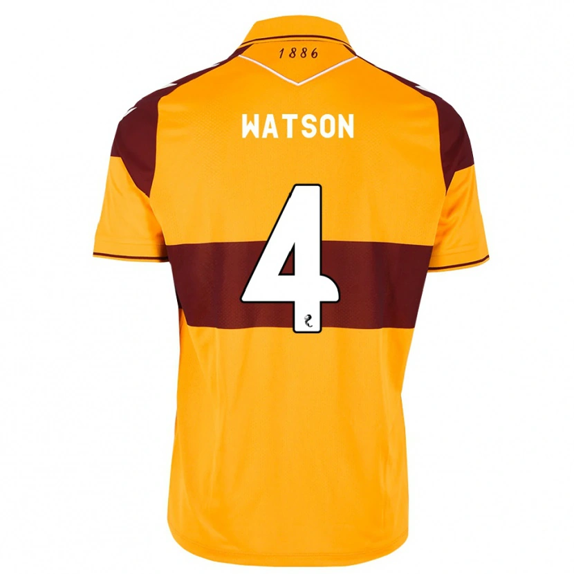 Danxen Kinder Chelsie Watson #4 Maroon Orange Heimtrikot Trikot 2026/27 T-Shirt Österreich