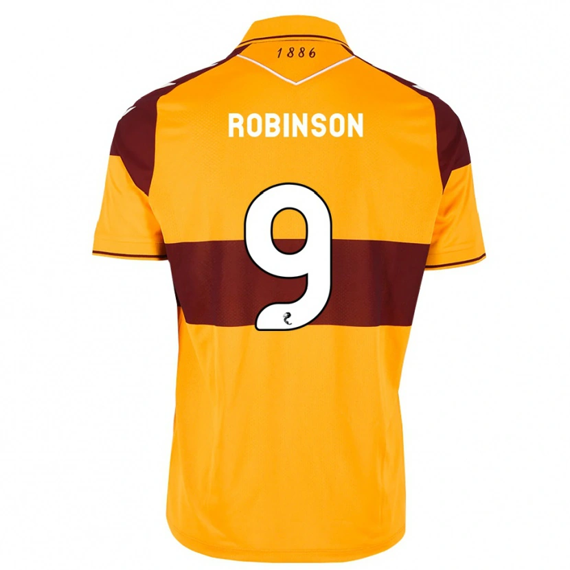 Danxen Kinder Zach Robinson #9 Maroon Orange Heimtrikot Trikot 2026/27 T-Shirt Österreich