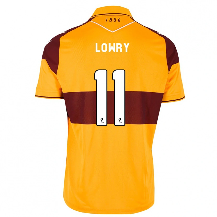 Danxen Kinder Alex Lowry #11 Maroon Orange Heimtrikot Trikot 2026/27 T-Shirt Österreich