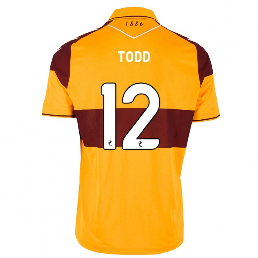 Danxen Kinder Rachel Todd #12 Maroon Orange Heimtrikot Trikot 2026/27 T-Shirt Österreich