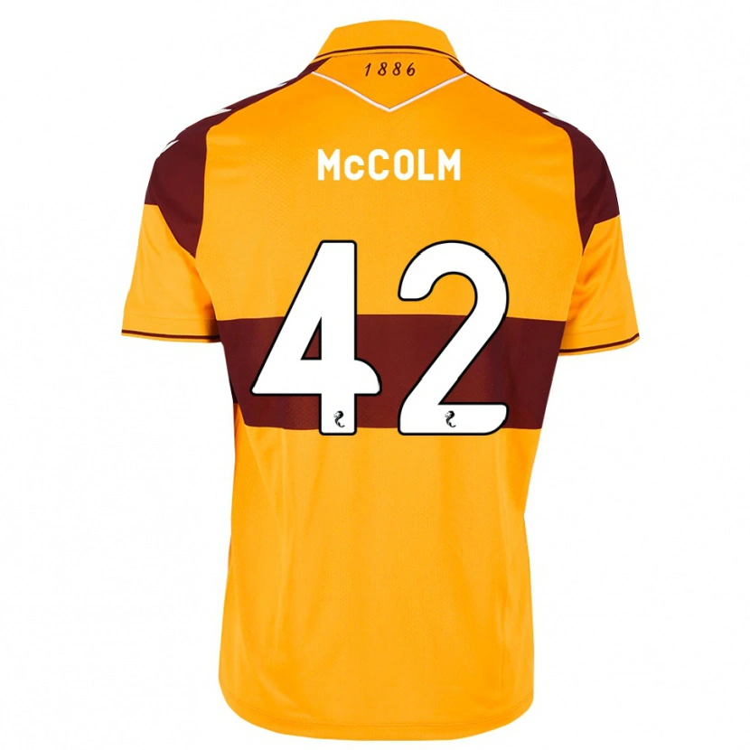Danxen Kinder Rocco Mccolm #42 Maroon Orange Heimtrikot Trikot 2026/27 T-Shirt Österreich