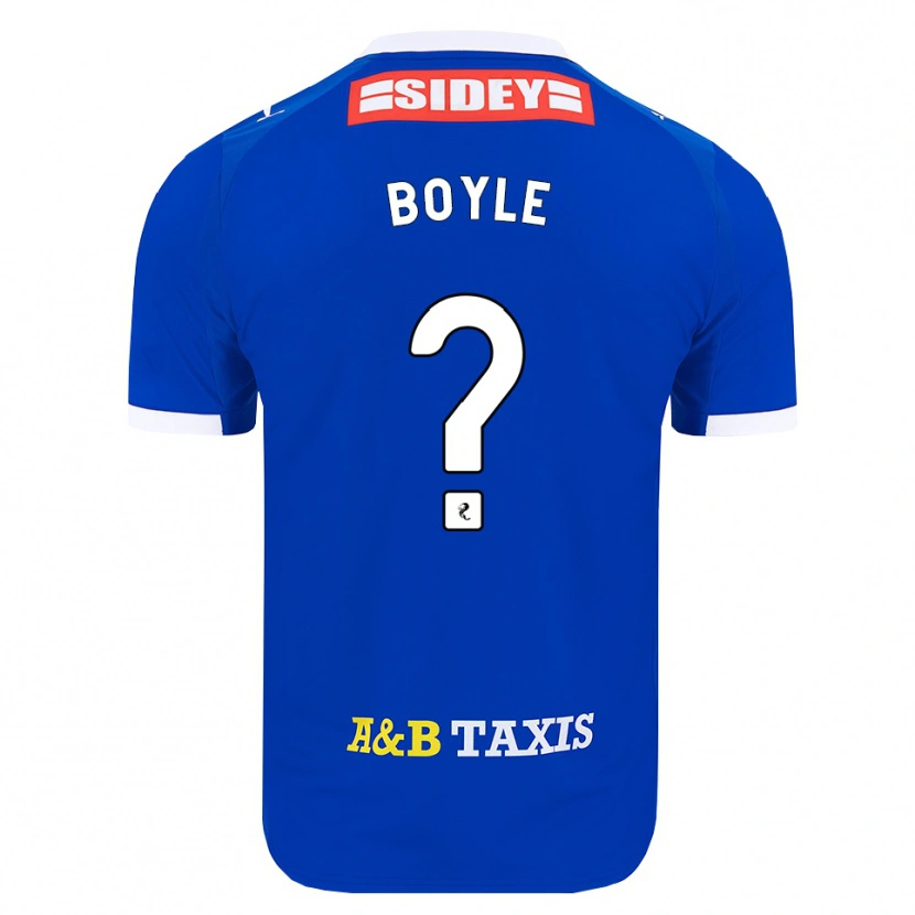 Danxen Kinder Callum Boyle #0 Blau Rot Gelb Heimtrikot Trikot 2026/27 T-Shirt Österreich