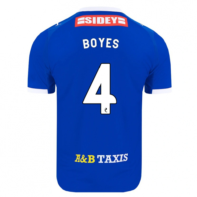 Danxen Kinder Morgan Boyes #4 Blau Rot Gelb Heimtrikot Trikot 2026/27 T-Shirt Österreich