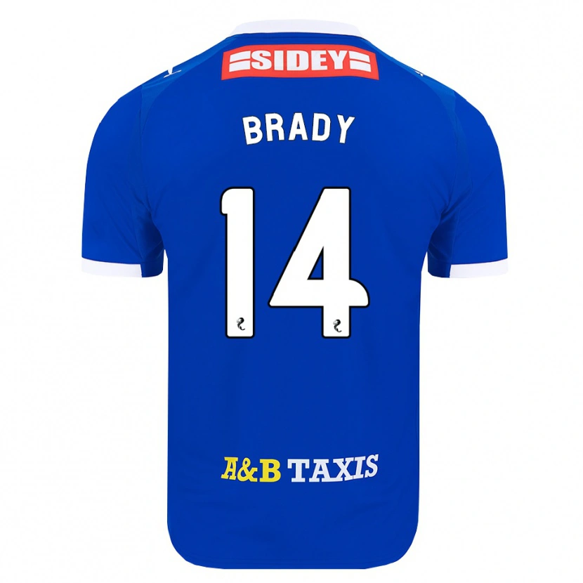 Danxen Kinder Scarlett Brady #14 Blau Rot Gelb Heimtrikot Trikot 2026/27 T-Shirt Österreich