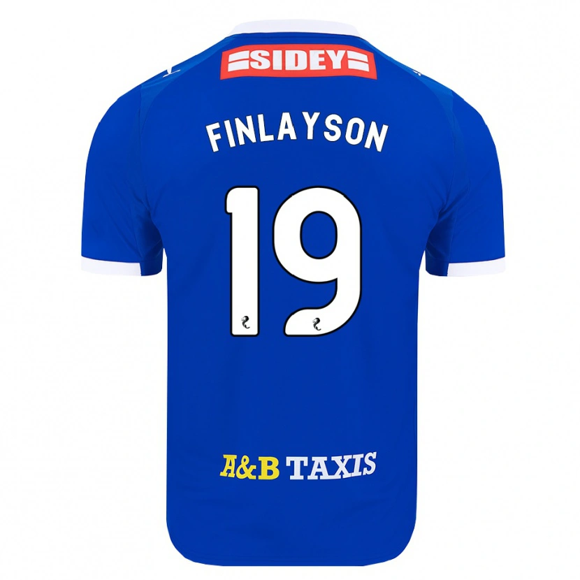 Danxen Kinder Danny Finlayson #19 Blau Rot Gelb Heimtrikot Trikot 2026/27 T-Shirt Österreich