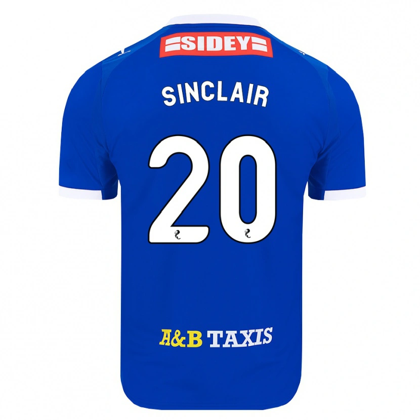 Danxen Kinder Ross Sinclair #20 Blau Rot Gelb Heimtrikot Trikot 2026/27 T-Shirt Österreich