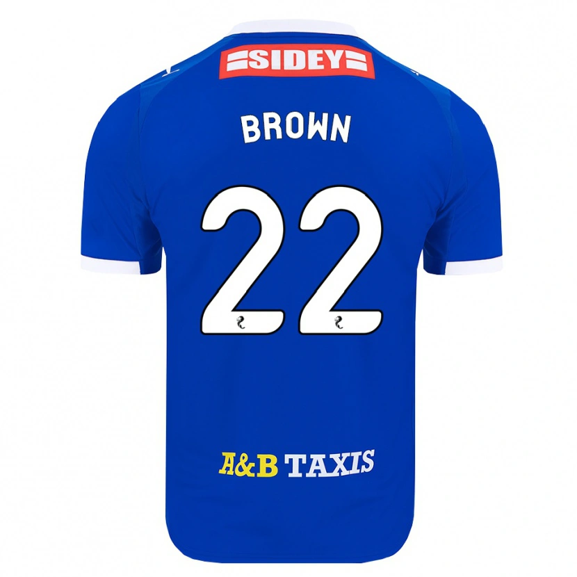 Danxen Kinder Cameron Brown #22 Blau Rot Gelb Heimtrikot Trikot 2026/27 T-Shirt Österreich