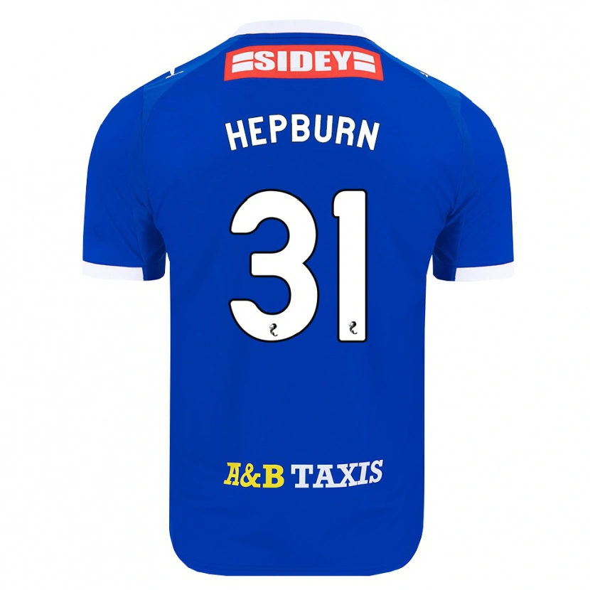Danxen Kinder Craig Hepburn #31 Blau Rot Gelb Heimtrikot Trikot 2026/27 T-Shirt Österreich
