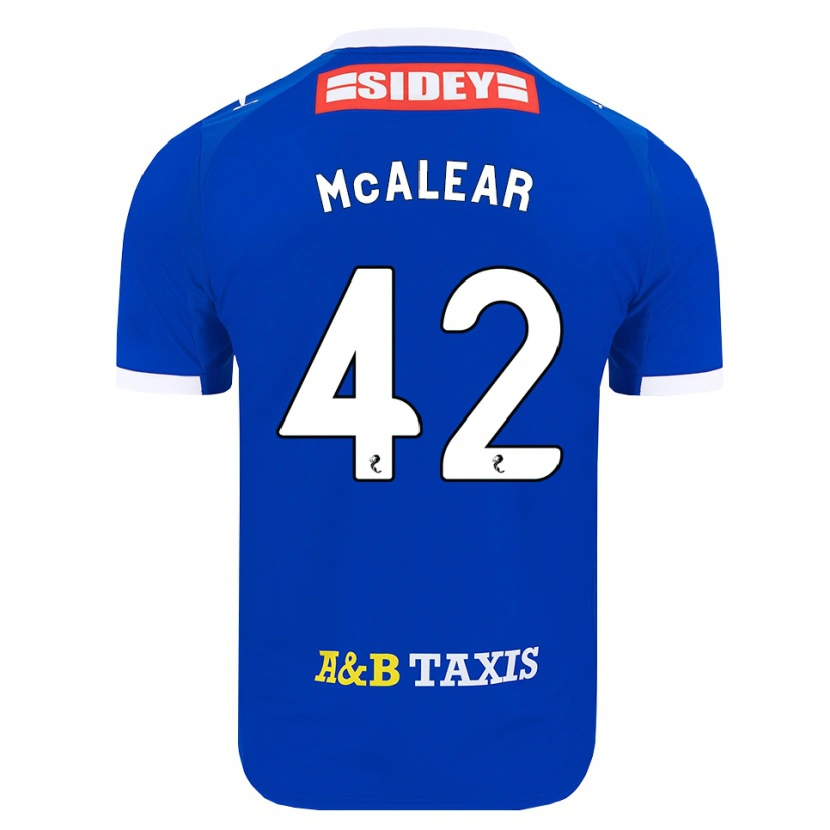 Danxen Kinder Reece Mcalear #42 Blau Rot Gelb Heimtrikot Trikot 2026/27 T-Shirt Österreich