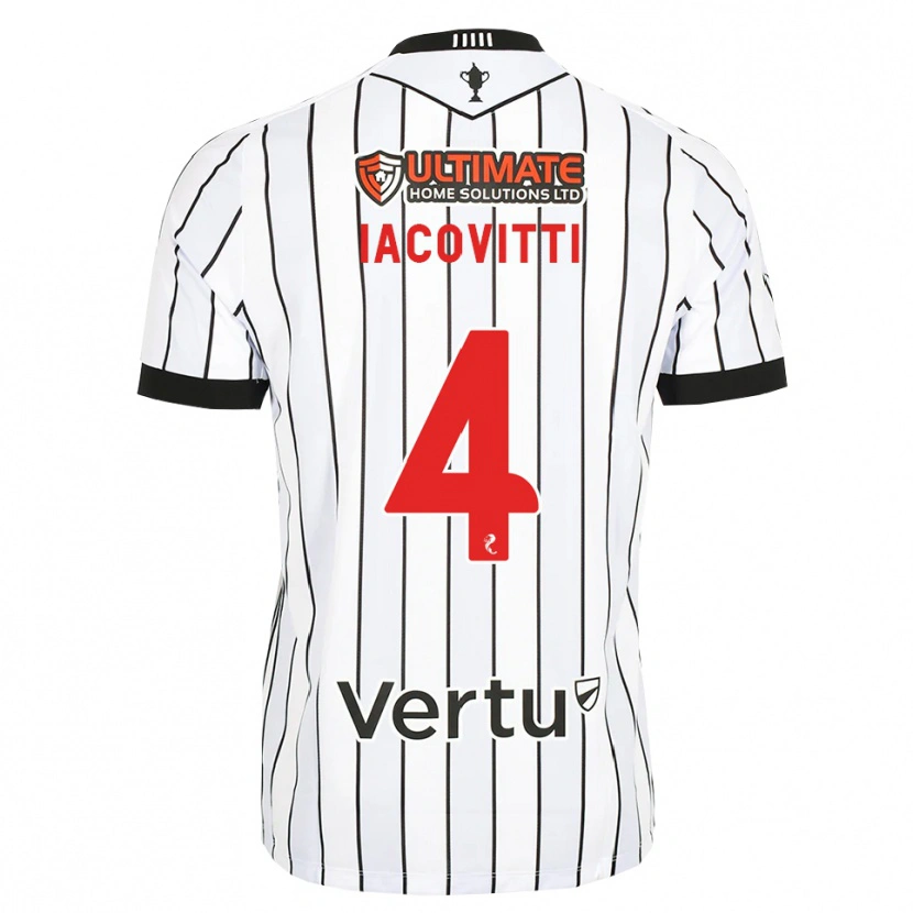 Danxen Kinder Alex Iacovitti #4 Weiß Schwarz Rot Heimtrikot Trikot 2026/27 T-Shirt Österreich