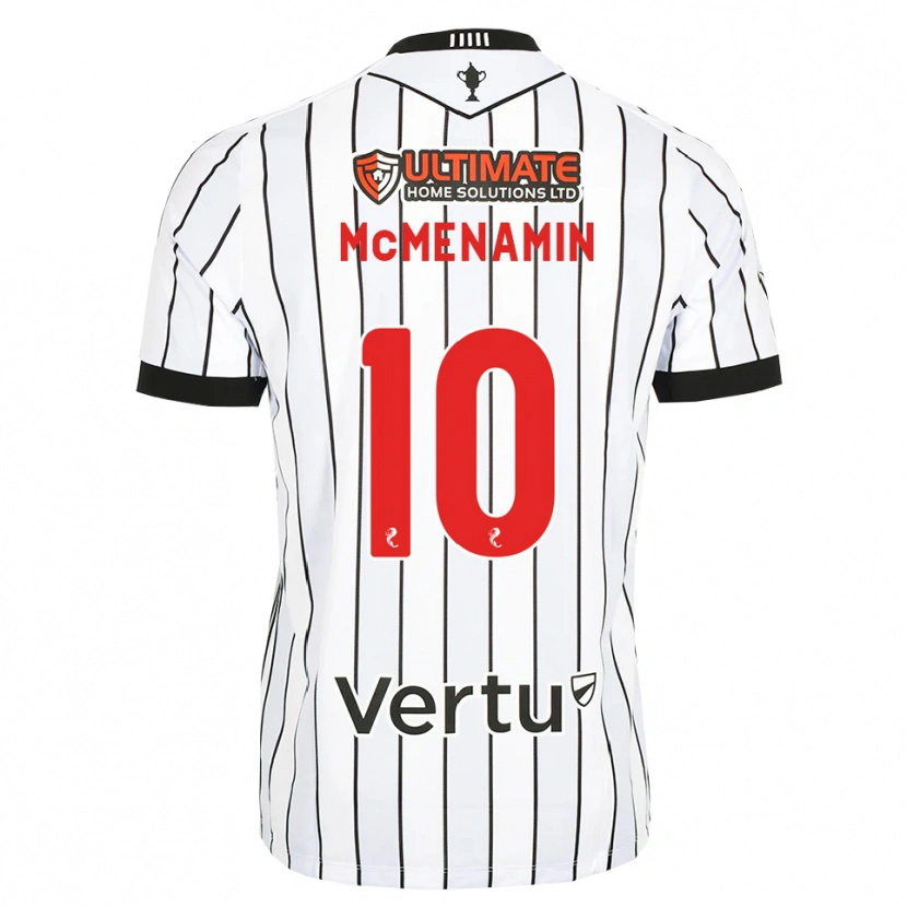 Danxen Kinder Conor Mcmenamin #10 Weiß Schwarz Rot Heimtrikot Trikot 2026/27 T-Shirt Österreich