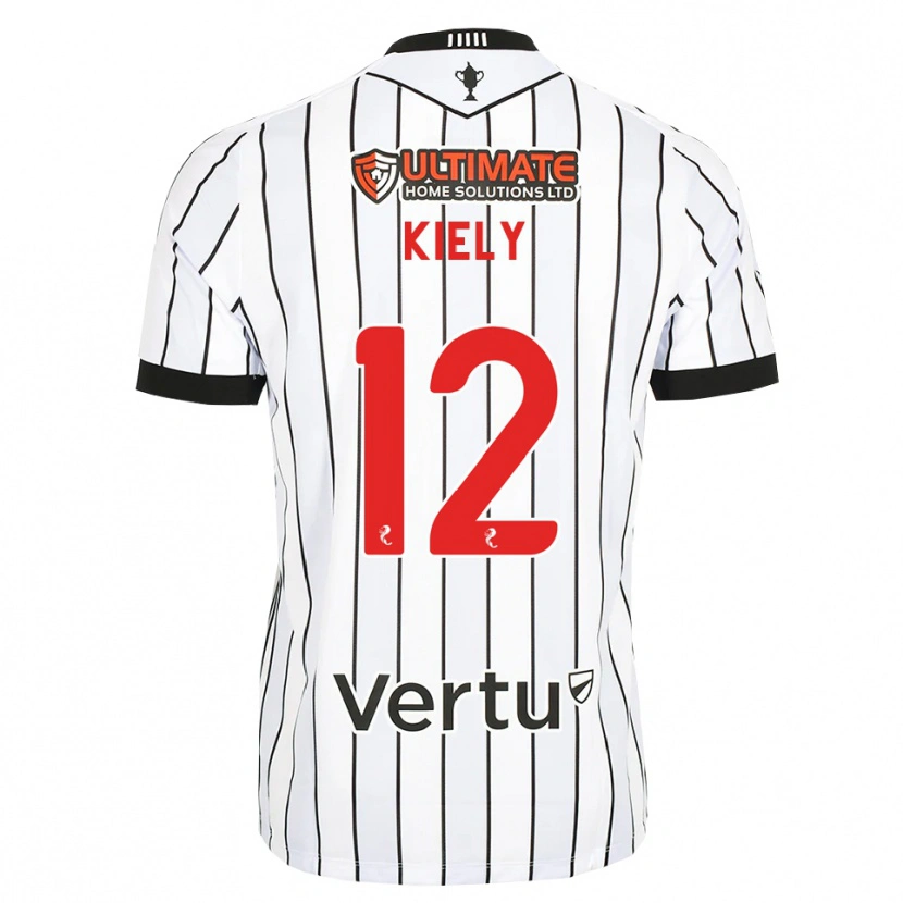 Danxen Kinder Noel Kiely #12 Weiß Schwarz Rot Heimtrikot Trikot 2026/27 T-Shirt Österreich