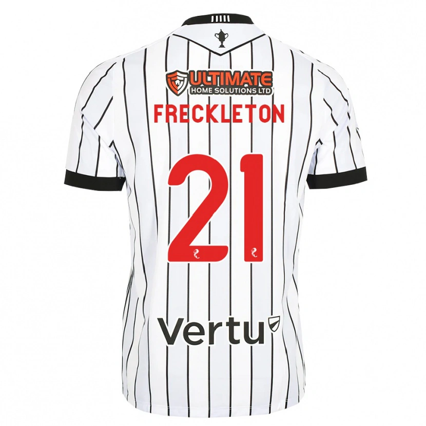 Danxen Kinder Miguel Freckleton #21 Weiß Schwarz Rot Heimtrikot Trikot 2026/27 T-Shirt Österreich