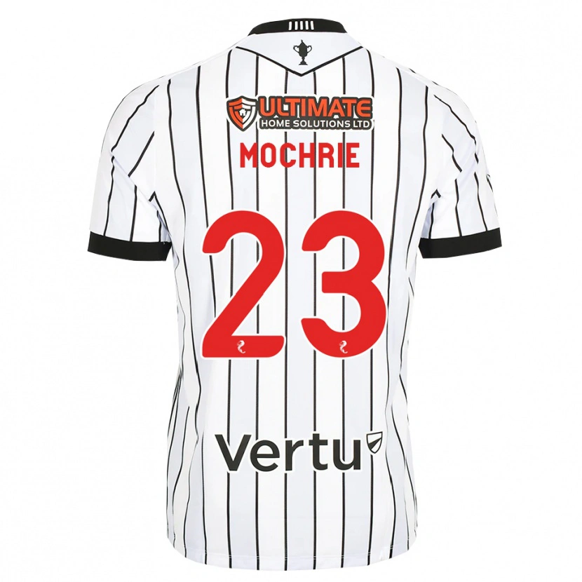 Danxen Kinder Chris Mochrie #23 Weiß Schwarz Rot Heimtrikot Trikot 2026/27 T-Shirt Österreich