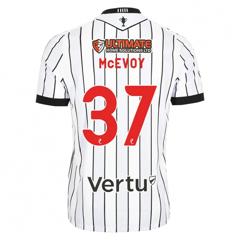 Danxen Kinder Carrick Mcevoy #37 Weiß Schwarz Rot Heimtrikot Trikot 2026/27 T-Shirt Österreich
