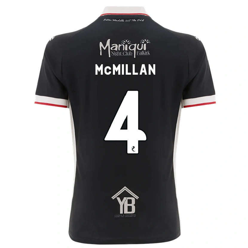 Danxen Kinder Jack Mcmillan #4 Schwarz Weiß Rot Heimtrikot Trikot 2026/27 T-Shirt Österreich