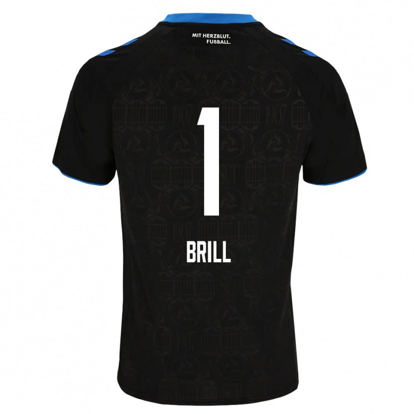 Danxen Kinder Moritz Brill #1 Schwarz Weiß Rot Heimtrikot Trikot 2026/27 T-Shirt Österreich