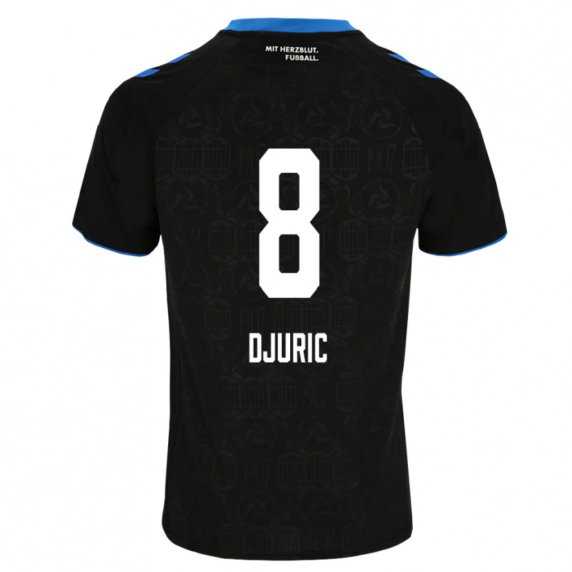 Danxen Kinder Luka Duric #8 Schwarz Weiß Rot Heimtrikot Trikot 2026/27 T-Shirt Österreich