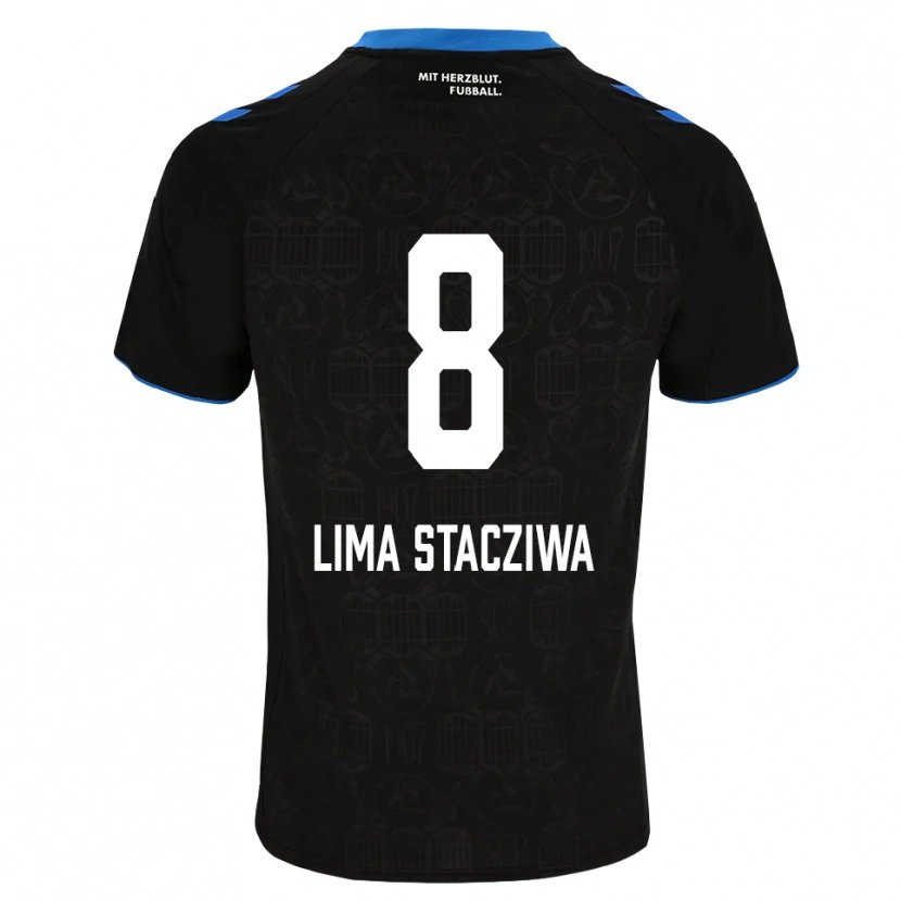 Danxen Kinder Neo Lima Stacziwa #8 Schwarz Weiß Rot Heimtrikot Trikot 2026/27 T-Shirt Österreich