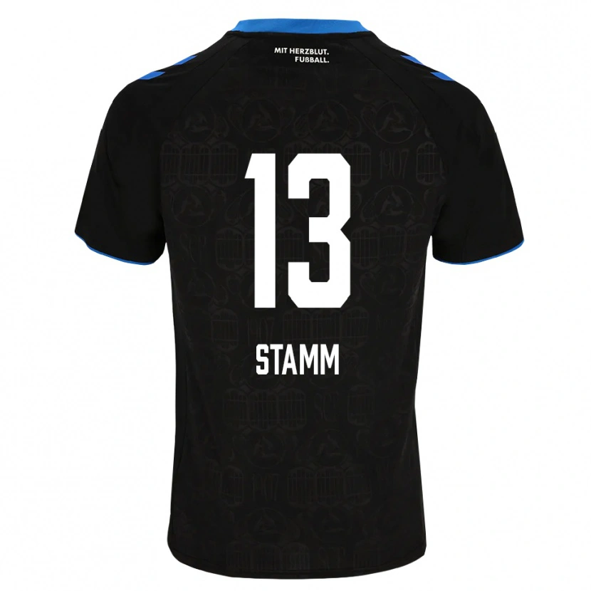 Danxen Kinder David Stamm #13 Schwarz Weiß Rot Heimtrikot Trikot 2026/27 T-Shirt Österreich