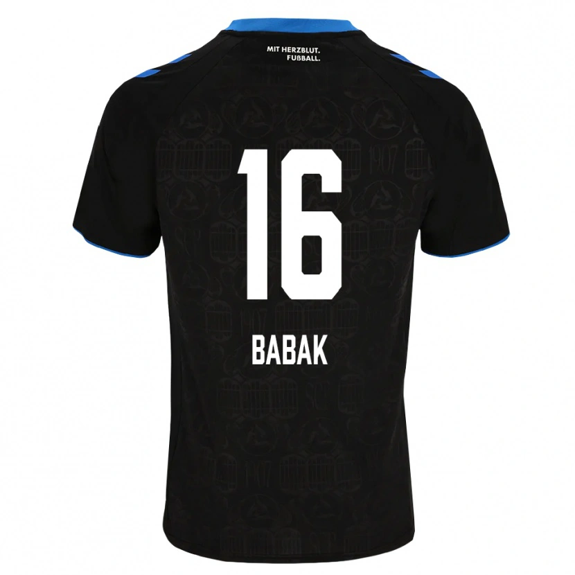Danxen Kinder Fedir Babak #16 Schwarz Weiß Rot Heimtrikot Trikot 2026/27 T-Shirt Österreich