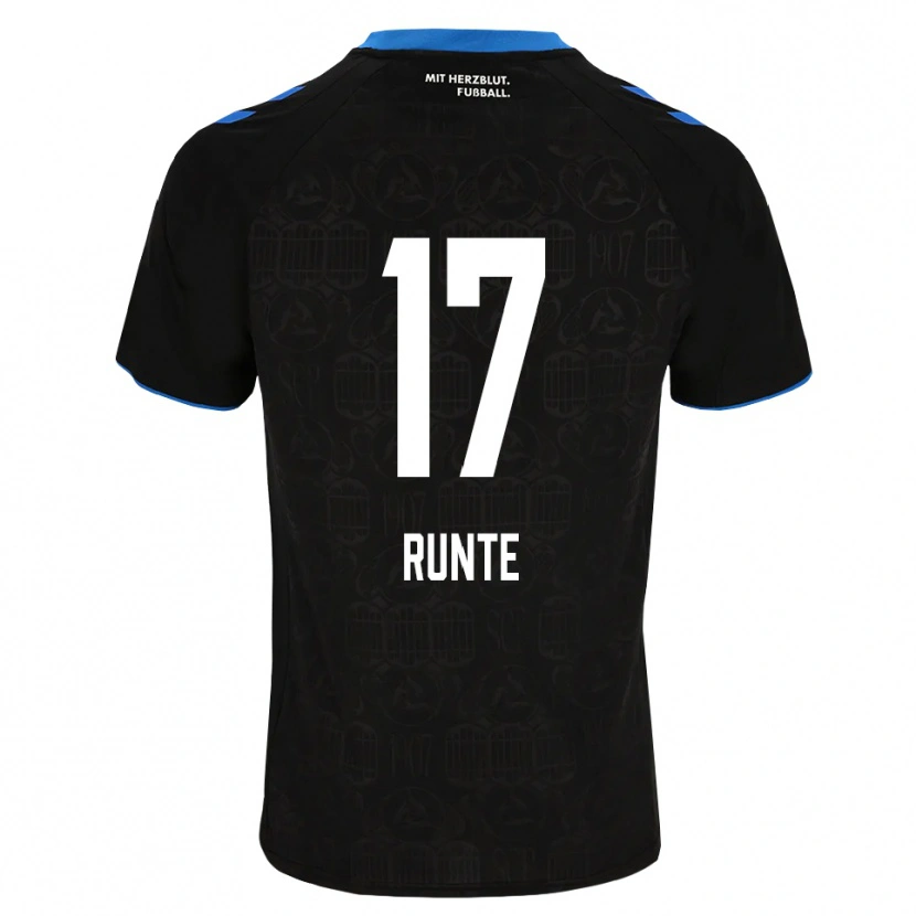 Danxen Kinder Marlon Runte #17 Schwarz Weiß Rot Heimtrikot Trikot 2026/27 T-Shirt Österreich