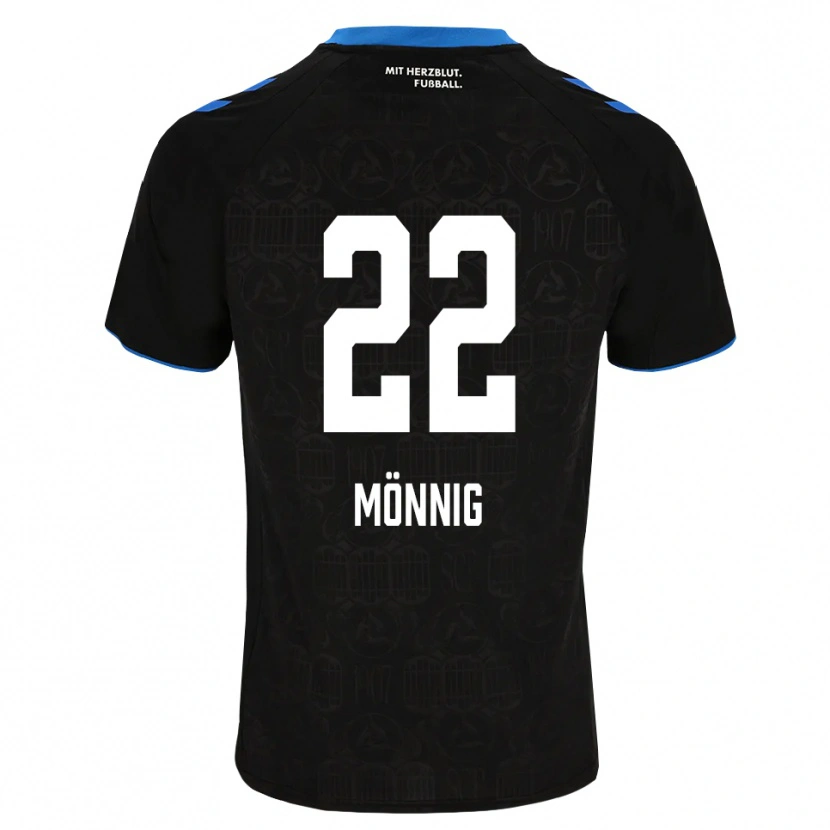 Danxen Kinder Marlon Mönnig #22 Schwarz Weiß Rot Heimtrikot Trikot 2026/27 T-Shirt Österreich