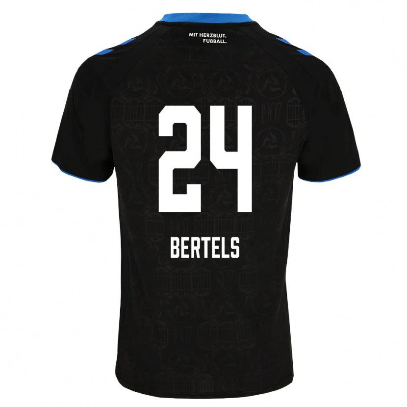 Danxen Kinder Felix Bertels #24 Schwarz Weiß Rot Heimtrikot Trikot 2026/27 T-Shirt Österreich
