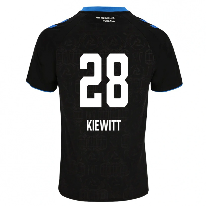 Danxen Kinder Lucas Kiewitt #28 Schwarz Weiß Rot Heimtrikot Trikot 2026/27 T-Shirt Österreich