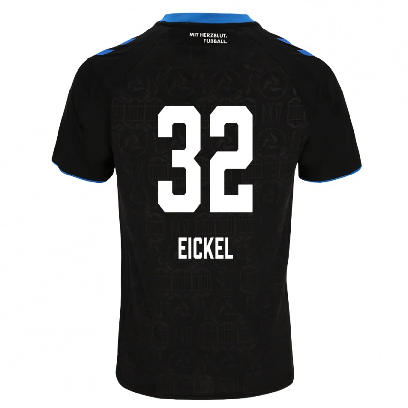 Danxen Kinder Lasse Eickel #32 Schwarz Weiß Rot Heimtrikot Trikot 2026/27 T-Shirt Österreich