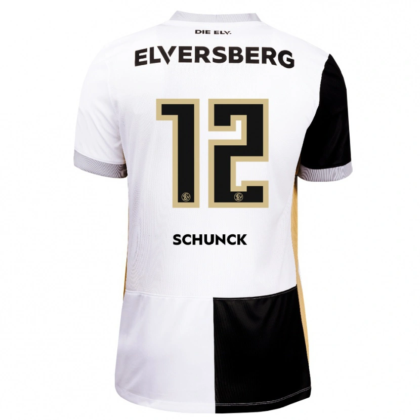 Danxen Kinder Jan Schunck #12 Schwarz Weiß Braun Heimtrikot Trikot 2026/27 T-Shirt Österreich