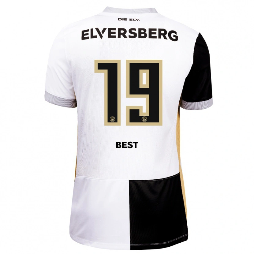 Danxen Kinder Lennart Best #19 Schwarz Weiß Braun Heimtrikot Trikot 2026/27 T-Shirt Österreich