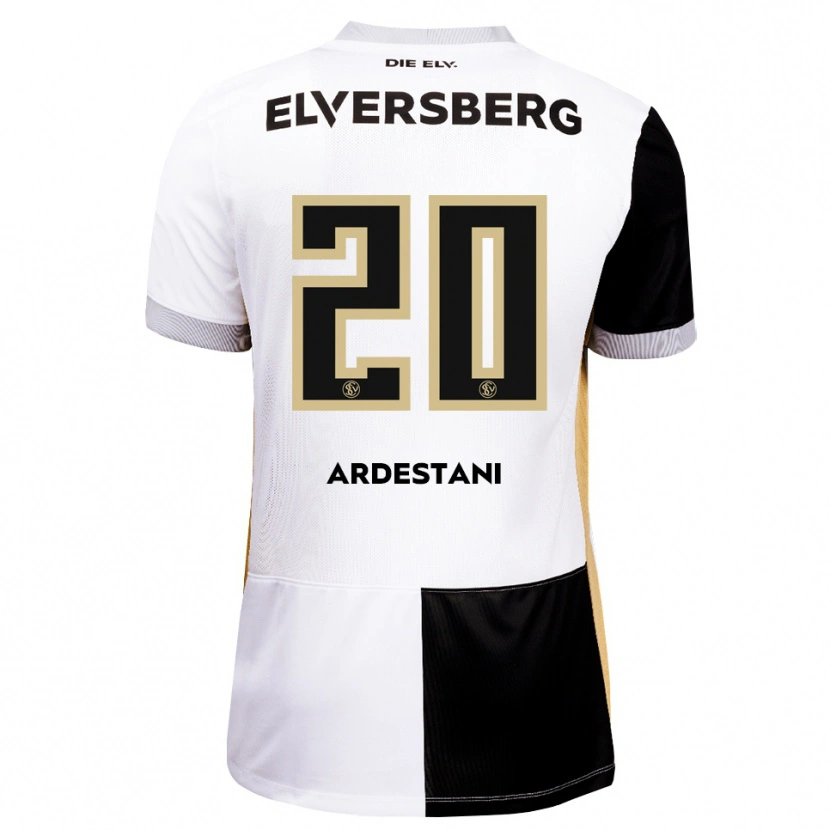 Danxen Kinder Arman Ardestani #20 Schwarz Weiß Braun Heimtrikot Trikot 2026/27 T-Shirt Österreich