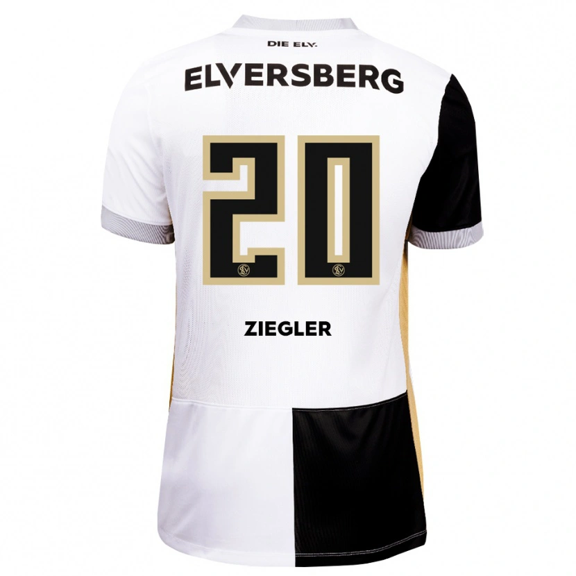 Danxen Kinder Anton Ziegler #20 Schwarz Weiß Braun Heimtrikot Trikot 2026/27 T-Shirt Österreich