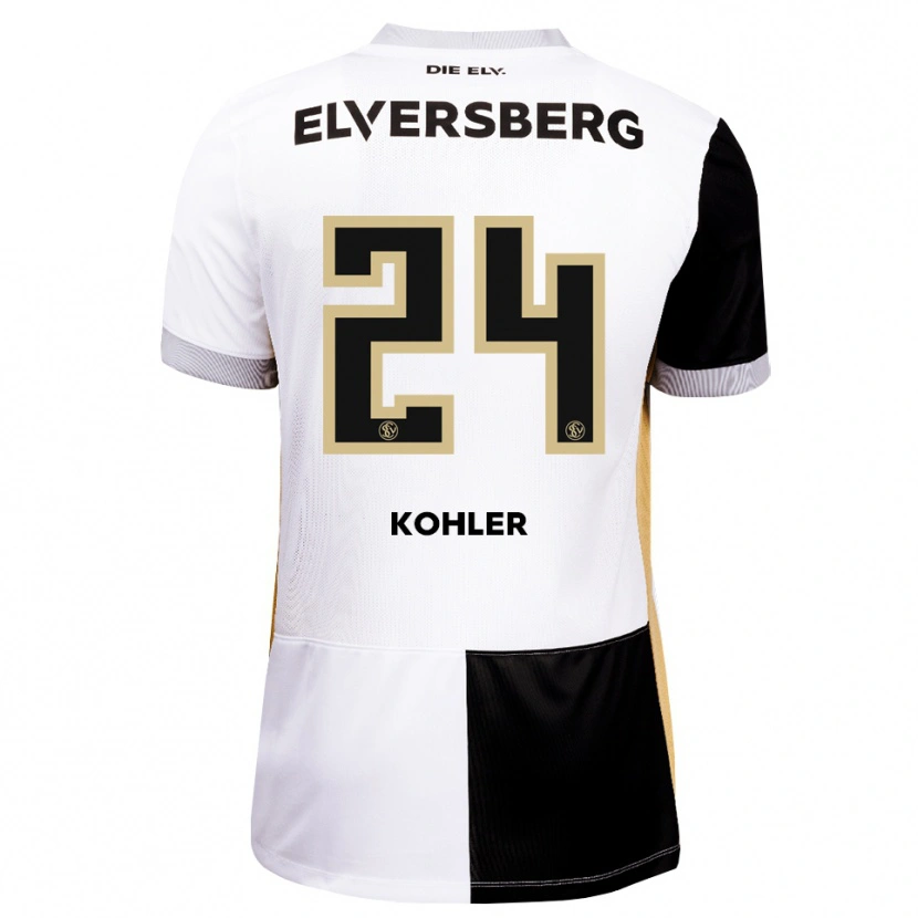Danxen Kinder Lukas Kohler #24 Schwarz Weiß Braun Heimtrikot Trikot 2026/27 T-Shirt Österreich