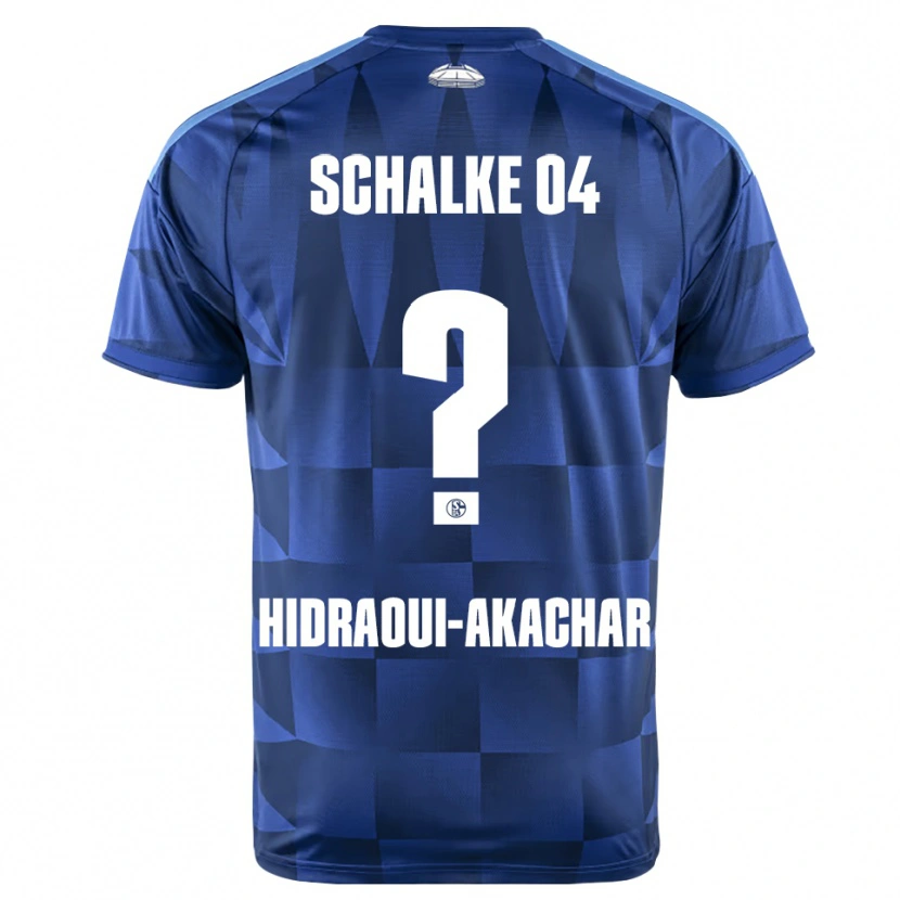 Danxen Kinder Yassin Hidraoui-Akachar #0 Dunkelblau Gelb Weiß Heimtrikot Trikot 2026/27 T-Shirt Österreich