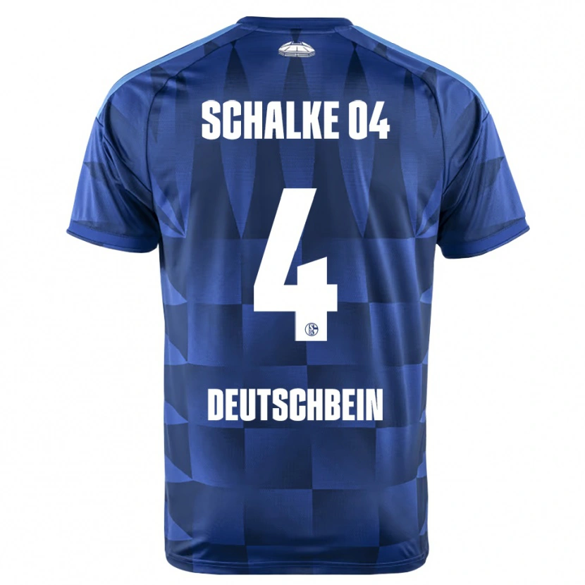 Danxen Kinder Lasse Deutschbein #4 Dunkelblau Gelb Weiß Heimtrikot Trikot 2026/27 T-Shirt Österreich