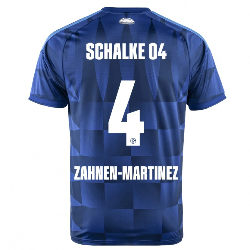 Danxen Kinder Pablo Zahnen-Martinez #4 Dunkelblau Gelb Weiß Heimtrikot Trikot 2026/27 T-Shirt Österreich