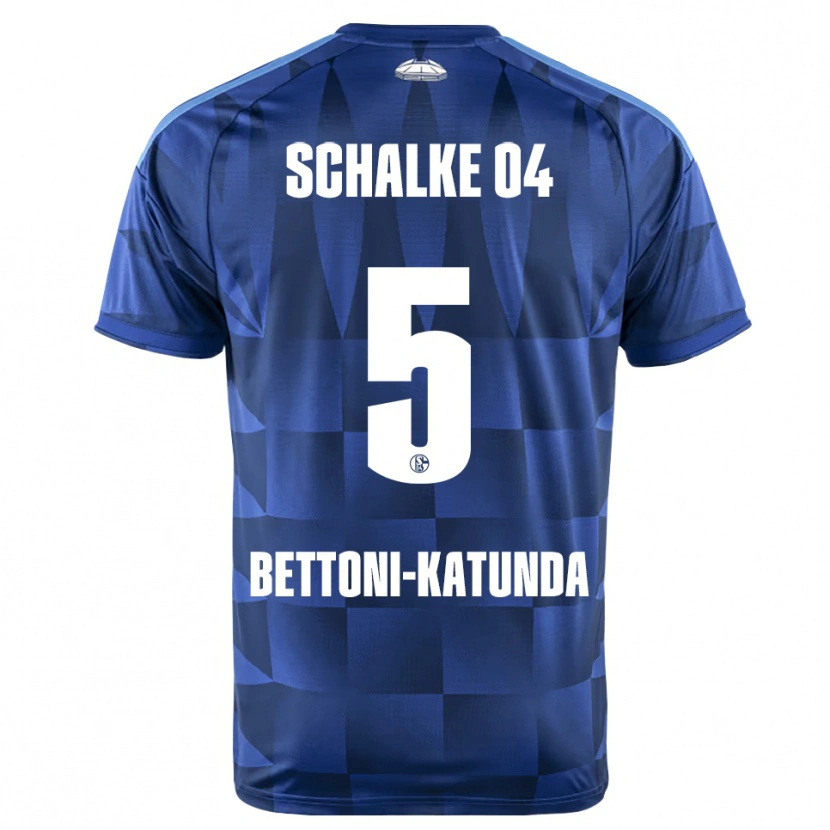 Danxen Kinder Claudio Bettoni-Katunda #5 Dunkelblau Gelb Weiß Heimtrikot Trikot 2026/27 T-Shirt Österreich