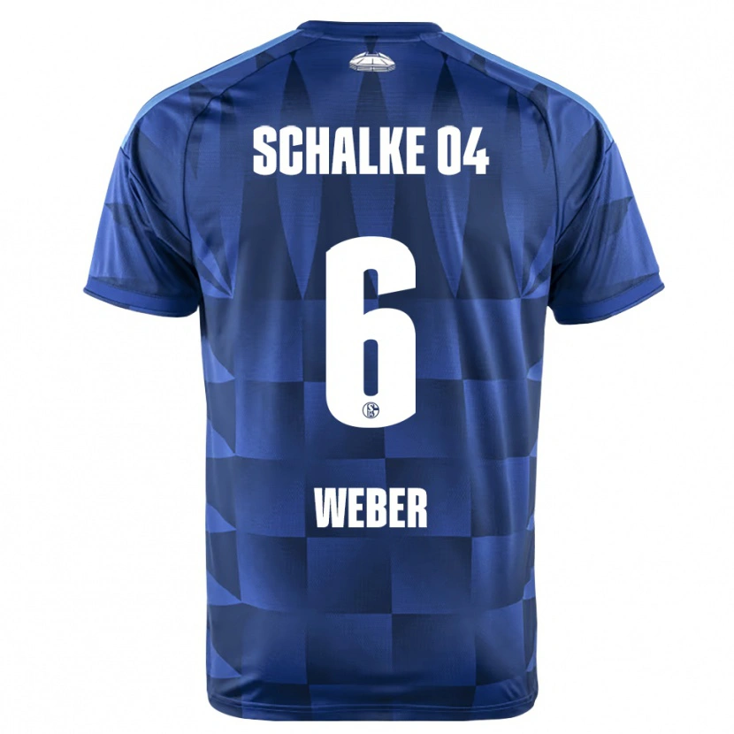 Danxen Kinder Ben Weber #6 Dunkelblau Gelb Weiß Heimtrikot Trikot 2026/27 T-Shirt Österreich