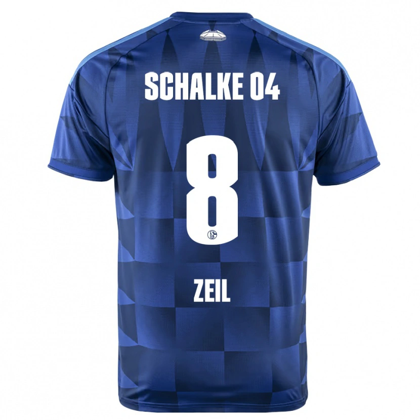 Danxen Kinder Emil Zeil #8 Dunkelblau Gelb Weiß Heimtrikot Trikot 2026/27 T-Shirt Österreich