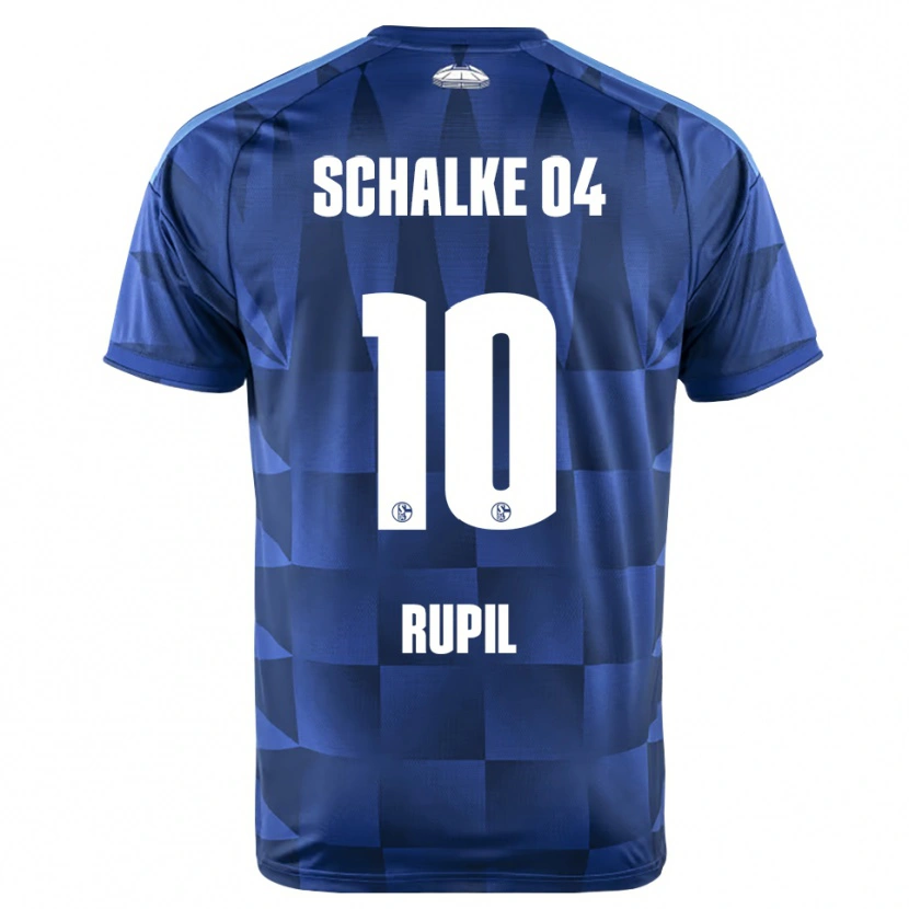 Danxen Kinder Timothé Rupil #10 Dunkelblau Gelb Weiß Heimtrikot Trikot 2026/27 T-Shirt Österreich