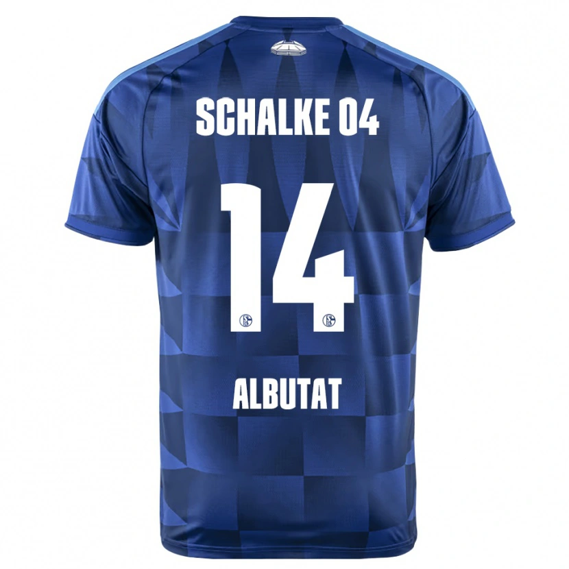 Danxen Kinder Tim Albutat #14 Dunkelblau Gelb Weiß Heimtrikot Trikot 2026/27 T-Shirt Österreich