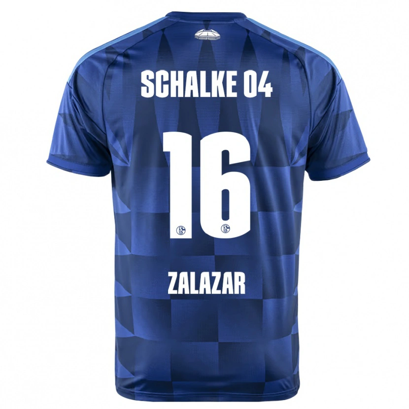 Danxen Kinder Mauro Zalazar #16 Dunkelblau Gelb Weiß Heimtrikot Trikot 2026/27 T-Shirt Österreich